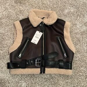Zara biker vest